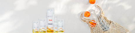 MACON SUN-Produkte: Optimierter Lichtschutz und Hautpflege mit Mangobutter und Seefenchelextrakten.